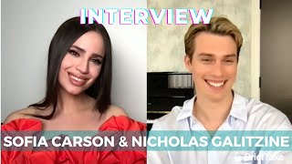 Sofia Carson  Nicholas Galitzine talk Purple Hearts reveal fun facts about each other