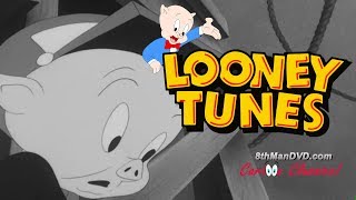 Looney Tunes Cartoon Classics Porkys Midnight Matinee 1941 HD  Mel Blanc Kent Rogers