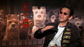 Isle of Dogs Kunichi Nomura Mayor Kobayashi Official Movie Interview  ScreenSlam