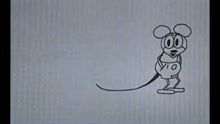 Mickey Mouse plane crazy pencil test 1928