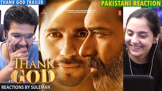 Pakistani Couple Reacts To Thank God Trailer  Ajay Devgn Sidharth Malhotra Rakul  Indra Kumar