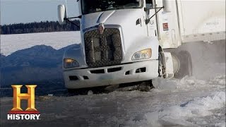 Ice Road Truckers Art Goes Through the Ice S9 E7  History