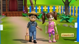 Jack and jill went up the hill  Jack and jill  Nursery rhymes  Baby songs  Kiddiestv