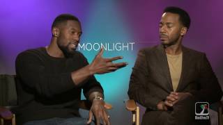 MOONLIGHT interview w Trevante Rhodes and Andre Holland