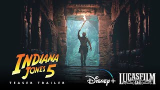 INDIANA JONES 5 2022 Teaser Trailer  Harrison Ford Shia LaBeouf  Lucasfilm Movie