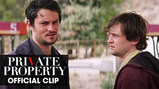 Private Property 2022 Movie Official Clip We Need a Ride Ed  Shiloh Fernandez
