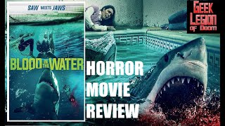 BLOOD IN THE WATER  2022 Hannah Ponting  Shark Attack Saw Style Horror Movie Review