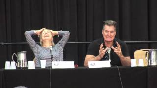 Dragon Con Flash Gordon Panel with Melody Anderson and Sam J Jones September  2 2016