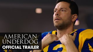 American Underdog 2021 Movie Official Trailer  Zachary Levi Anna Paquin and Dennis Quaid