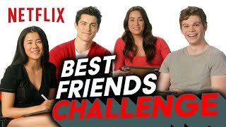 The Half of It Cast Take the Best Friends Challenge  Netflix