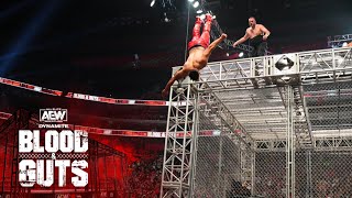 Kingston Defines Ruthless as he Throws Guevara Off the Cage  AEW Dynamite Blood  Guts 62922
