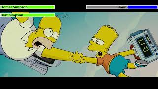 The Simpsons Movie 2007 Final Battle with healthbars 12