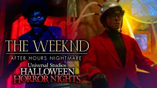 The Weeknd After Hours Nightmare Haunted House Walkthrough  Halloween Horror Nights 31 2022