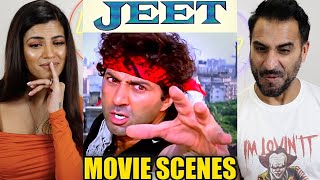 JEET SCENE  REACTION  Sunny Deol Karisma Kapoor Salman Khan