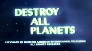 Trailer  Gamera vs Viras  Destroy All Planets by Noriaki Yuasa 1968