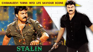 Chiranjeevi Turns Into Life Saviour Scene Stalin Hindi Dubbed Movies  Best Scene Compilations