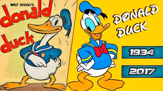 Donald Duck Time Line Evolution  Disney 1934  2017 Tribute   