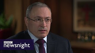 Is Putin a puppet Interview with Mikhail Khodorkovsky  BBC Newsnight