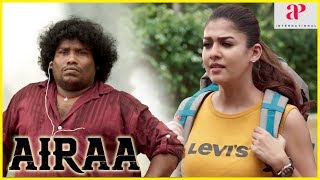 Yogi Babu Latest Hit Comedy Scene  Airaa 2019 Movie  Nayanthara comes to meet Kulappulli Leela