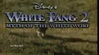Disneys White Fang 2 Myth of the White Wolf TV Spot 1994 windowboxed onscreen text