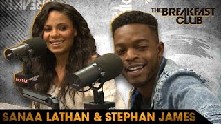 Sanaa Lathan  Stephan James Talk Shots Fired  More with The Breakfast Club