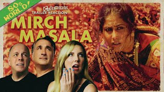 Mirch Masala Trailer Reaction 80s World Hindi  A Touch of Spice 1987  Smita Patil
