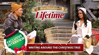 Krystal Joy Brown and Curtis Hamilton Are Writing Around the Christmas Tree In New Lifetime Movie