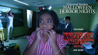 Priah Ferguson Visits the Stranger Things Maze at Halloween Horror Nights Universal Studios Florida