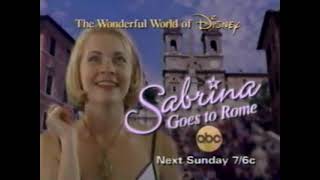 Sabrina Goes To Rome 1998 Promo  ABC  Next Sunday