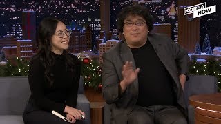 Parasite director Bong Joonhos interpreter Choi Sungjae Sharon under worlds spotlight