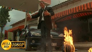 Bandits blew up Jason Stathams BMW he came back and destroyed them  The Transporter 2002