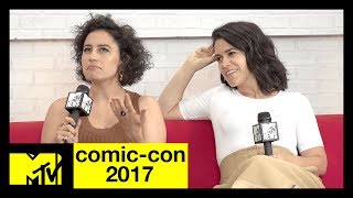 Abbi Jacobson  Ilana Glazer on Rewriting Broad City Season 4  ComicCon 2017  MTV