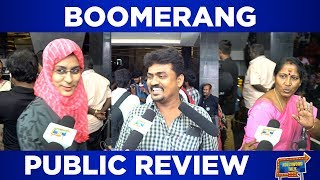 Boomerang Movie Public Review  Kollywood Talk  Atharvaa  Mega Akash  R Kannan 
