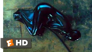 The Girl in the Spiders Web 2018  Black Latex Torture Scene 810  Movieclips