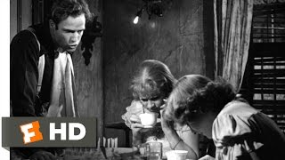 A Streetcar Named Desire 58 Movie CLIP  Im the King Around Here 1951 HD