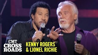 Kenny Rogers  Lionel Richie Duet on The Gambler Live  CMT Crossroads
