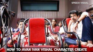 Avan Ivan Lady Getup for Vishal Speech  Bala  Avan ivan  Sevan film