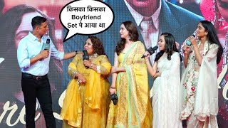 When Akshay Kumar Paying Prank With Reel life 4 Sisters During Raksha Bandhan Film Set  Tere Sath