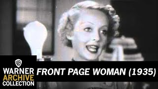 Original Theatrical Trailer  Front Page Woman  Warner Archive