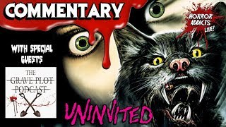 UNINVITED 1988  Horror Addicts Live Movie Commentary w The Grave Plot Podcast