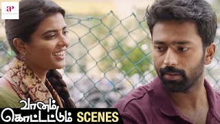 Vaanam Kottattum Tamil Movie Scenes  Madonnas father goes missing  Vikram Prabhu  Aishwarya