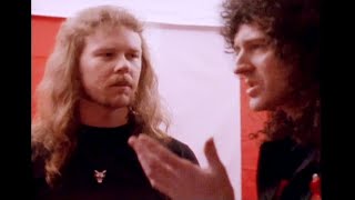 Metallica  Rehearsal w Queen  Freddie Mercury Tribute Concert 1992