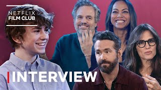 Walker Scobell Interviews Ryan Reynolds and the Cast of The Adam Project  Netflix