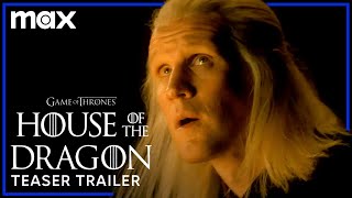 House of the Dragon  Official Teaser Trailer  HBO Max