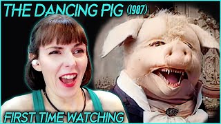 The Dancing Pig 1907 FIRST TIME WATCHING Reaction  Commentary