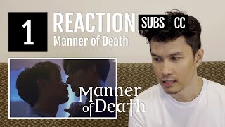 English Reaction SUBS Manner of Death Episode Ep 1  LOVE AT FIRST SIGHT Thai BL