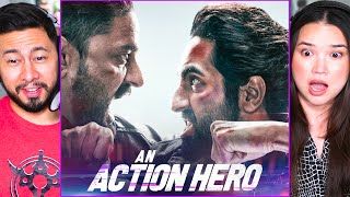 AN ACTION HERO Trailer Reaction  Ayushmann Khurrana  Jaideep Ahlawat  TSeries