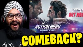 An Action Hero Trailer REACTION  Ayushmann Khurrana