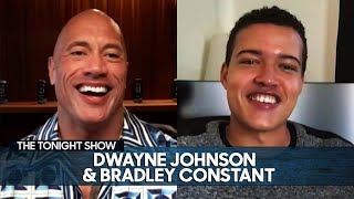 Dwayne Johnson Roasts Jimmys Teenage Photos with Bradley Constant