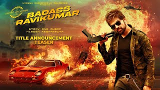 BADASS RAVIKUMAR  Announcement Teaser  Himesh Reshammiya  The Xpos Franchise  Butterfly Titliyan